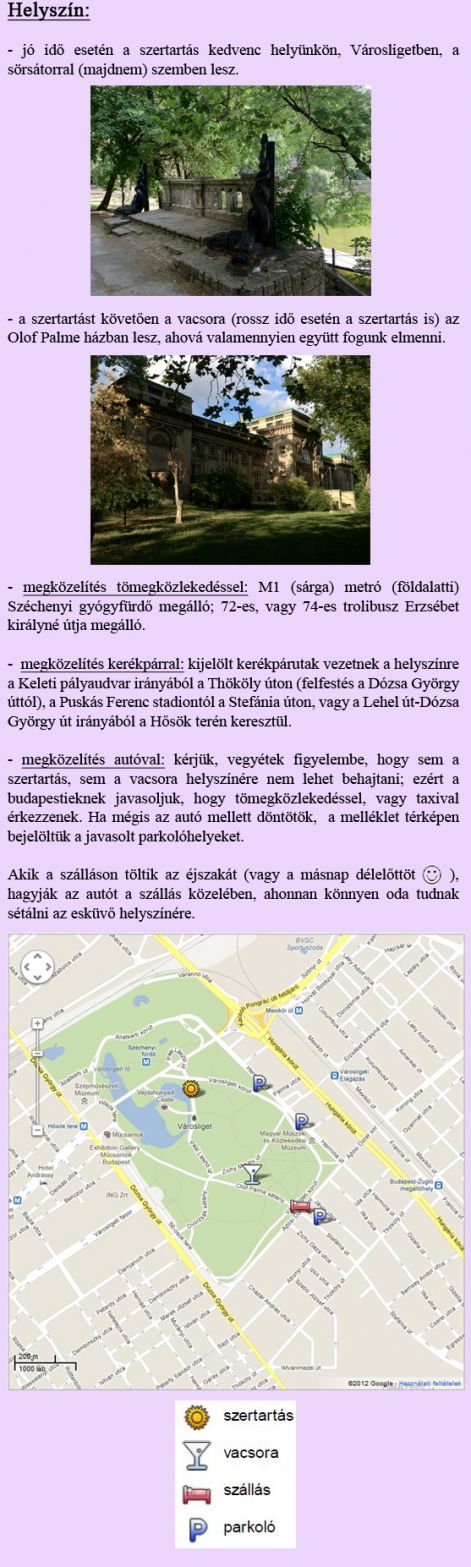 Helyszín